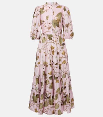 Robe chemise en coton à fleurs | Erdem