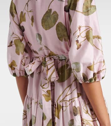 Robe chemise en coton à fleurs | Erdem