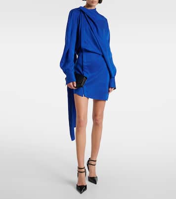 Asymmetric draped minidress | Ferragamo