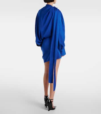 Asymmetric draped minidress | Ferragamo