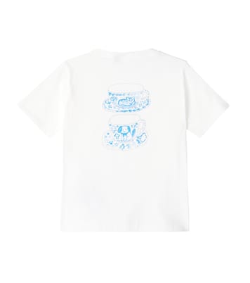 Camiseta en jersey de algodón estampada | Gucci Kids