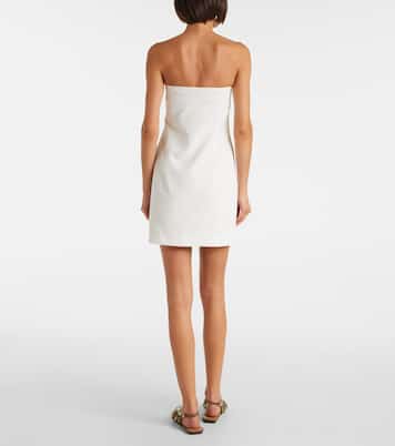 Minikleid aus Crêpe-Jersey mit Kristallen | The Attico