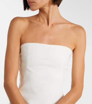 Minikleid aus Crêpe-Jersey mit Kristallen | The Attico