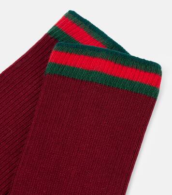 Calze Web Stripe in misto cotone | Gucci