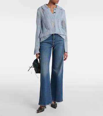 Jeans Lotta a gamba larga e vita alta | 7 For All Mankind