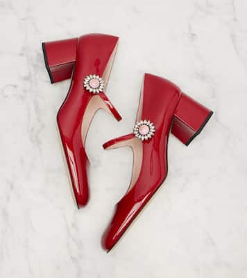 Escarpins Daisy Jewel 55 en cuir | Valentino Garavani