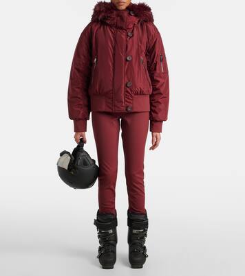 Jeanne faux fur-trimmed ski jacket | Goldbergh