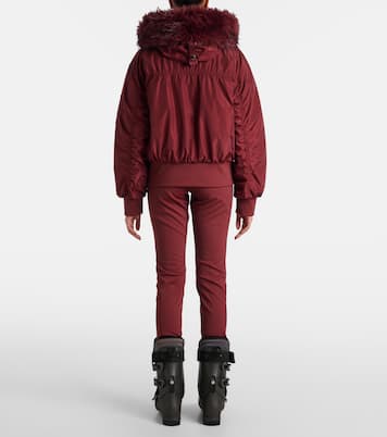 Jeanne faux fur-trimmed ski jacket | Goldbergh