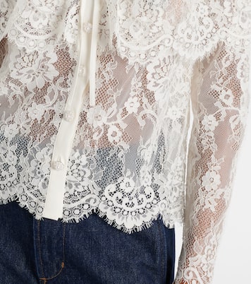 Caped lace cardigan | Self-Portrait