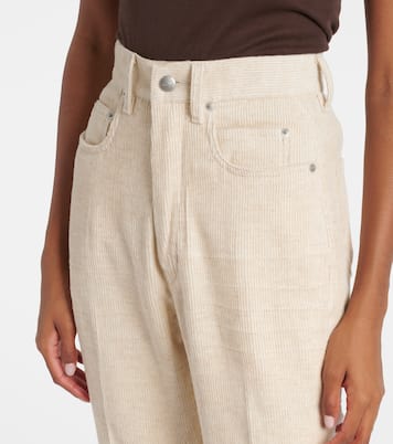 Bolan cotton and linen bootcut jeans | Rick Owens