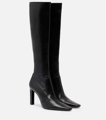 Francoise 95 leather knee-high boots | Saint Laurent