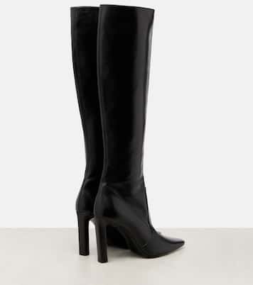 Francoise 95 leather knee-high boots | Saint Laurent