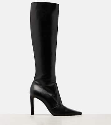 Francoise 95 leather knee-high boots | Saint Laurent