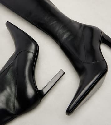 Francoise 95 leather knee-high boots | Saint Laurent