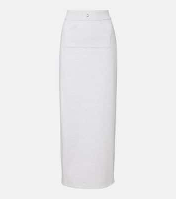 Cotton-blend maxi skirt  | Coperni
