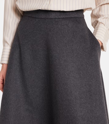 Wool-blend midi skirt | Róhe