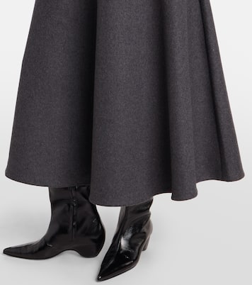 Wool-blend midi skirt | Róhe