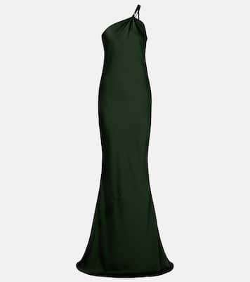One-Shoulder-Robe aus Satin | Norma Kamali