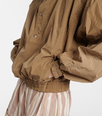 Gathered canvas jacket | Saint Laurent