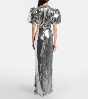 Robe Olympia mit Pailletten und Kristallen | Rebecca Vallance