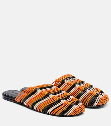 Leather slides | Farm Rio