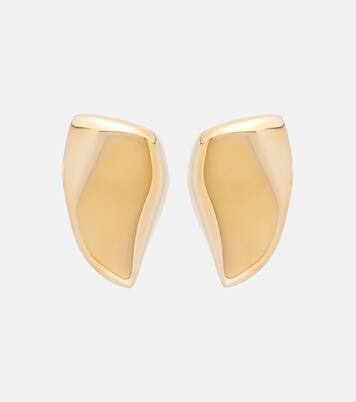 Prisma Small 18kt gold-plated earrings | Bottega Veneta