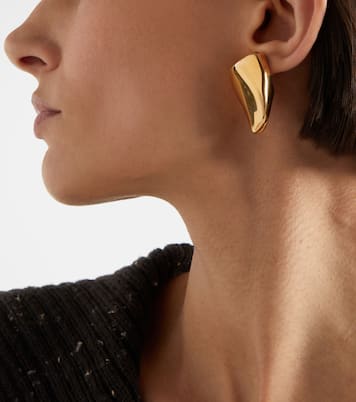 Prisma Small 18kt gold-plated earrings | Bottega Veneta