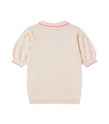 Bestickter Polopullover aus Baumwolle | C'era Una Volta