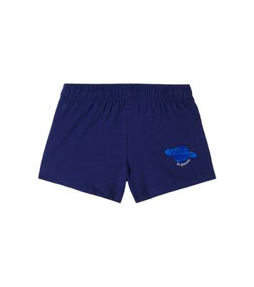 Embroidered cotton jersey shorts | Mini Rodini