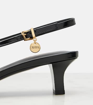 Salones destalonados de charol grabado | Tod's