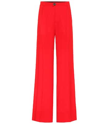 Pantalon ample en laine mélangée | Kwaidan Editions