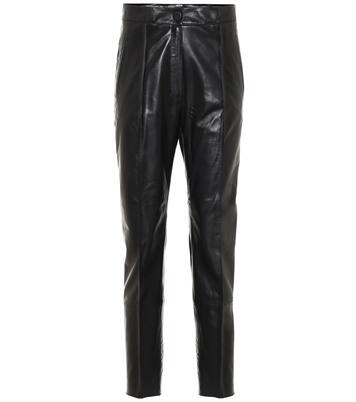Pantaloni slim Hogan in pelle | Petar Petrov