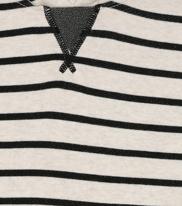 Sudadera con capucha a rayas | Brunello Cucinelli Kids