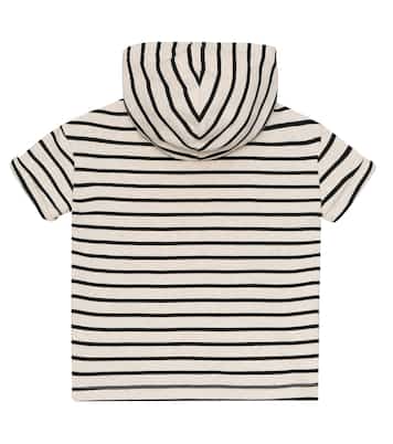 Sudadera con capucha a rayas | Brunello Cucinelli Kids