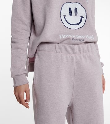 Isoli cotton-blend sweatpants | Ganni