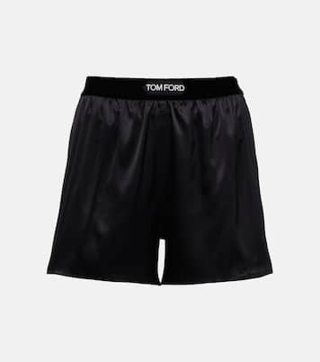 Shorts in raso di misto seta | Tom Ford