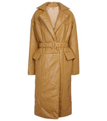 Padded leather coat | Dodo Bar Or