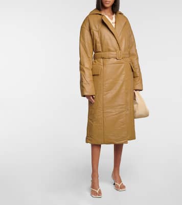 Padded leather coat | Dodo Bar Or