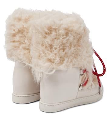 Botines Nowles de borrego sintético y piel | Isabel Marant