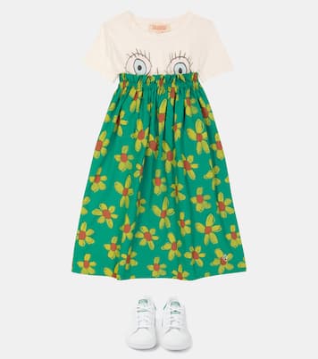 Robe Jellyfish en coton à fleurs | The Animals Observatory