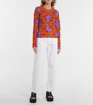 x Disney® top de felpa de algodón estampado | Stella McCartney