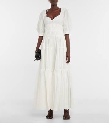 Wilder cotton gauze maxi dress | Simkhai