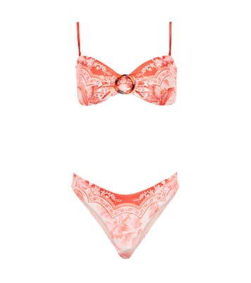 Lyre printed bikini | Zimmermann
