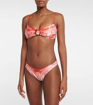 Lyre printed bikini | Zimmermann