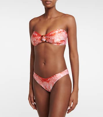 Lyre printed bikini | Zimmermann