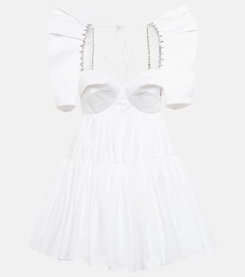 Miniabito in cotone con balze | Area