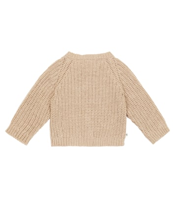 Baby Easy Rib wool-blend cardigan | The New Society