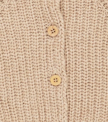 Baby Easy Rib wool-blend cardigan | The New Society