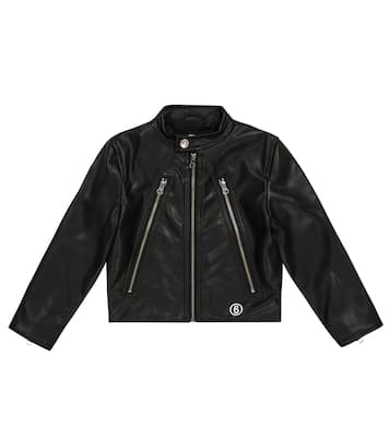 Jacke aus Lederimitat | MM6 Maison Margiela Kids