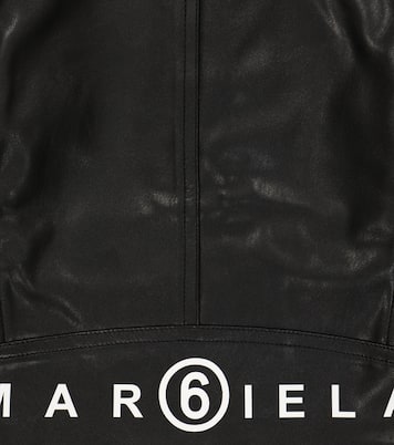 Jacke aus Lederimitat | MM6 Maison Margiela Kids